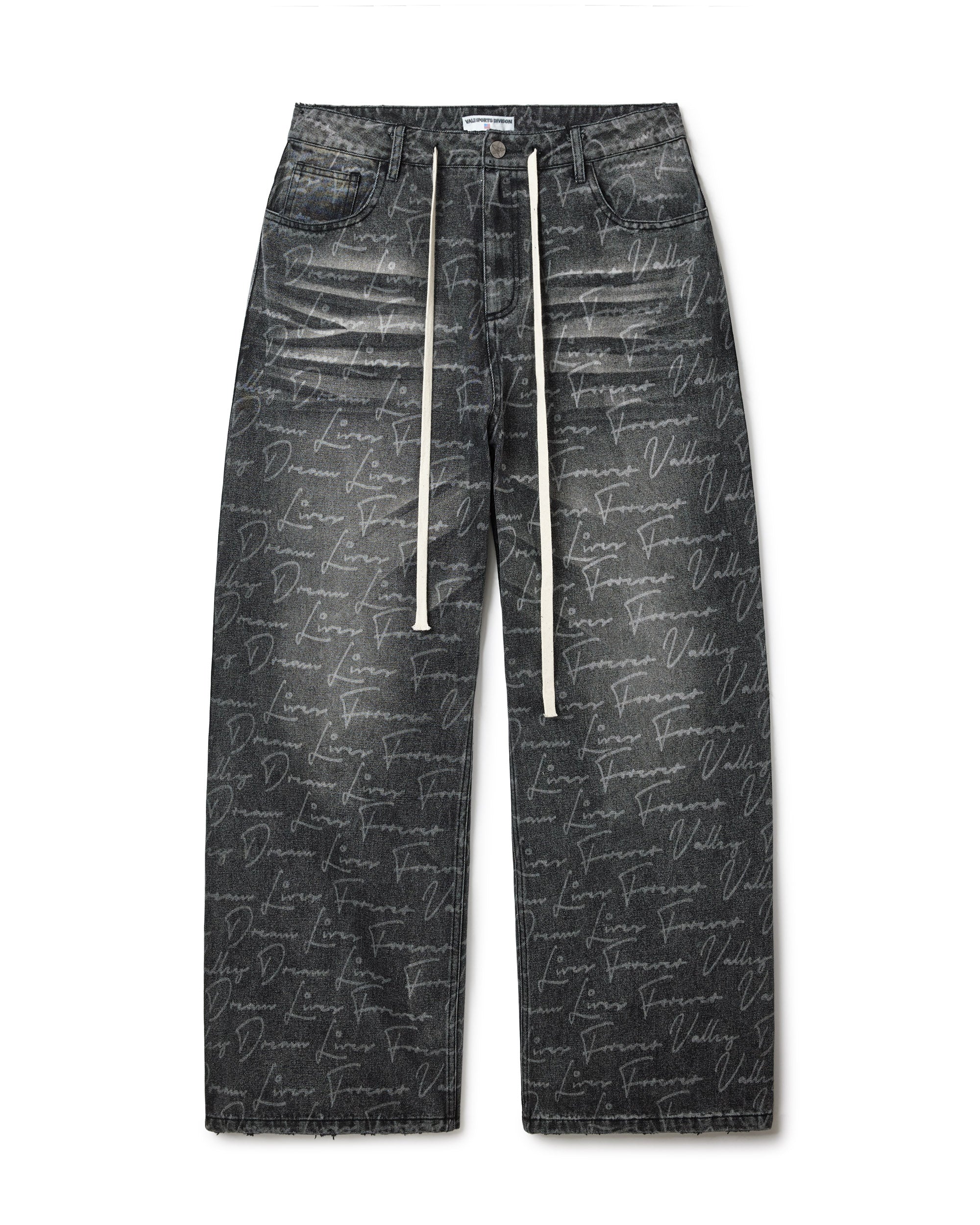 BLACK LETTER TO VALE DENIM