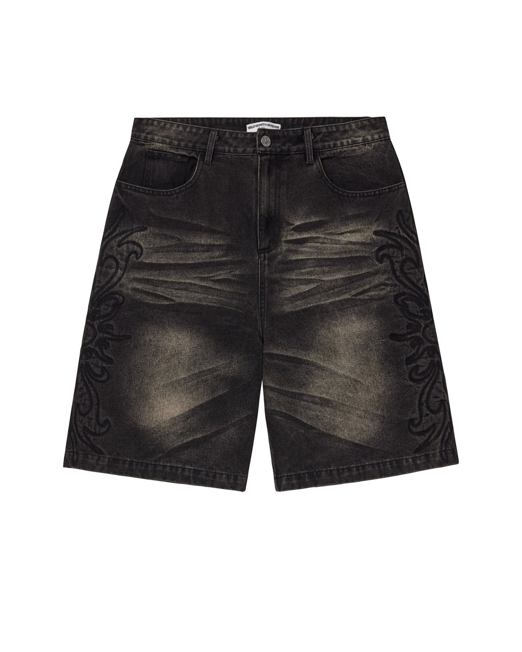 BLACK FLARE JORTS