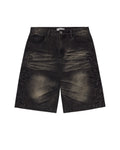 BLACK FLARE JORTS