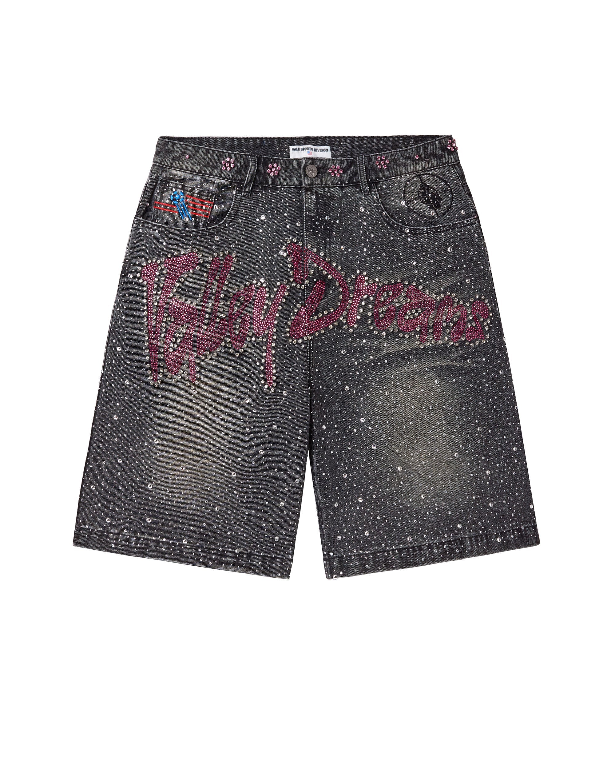 BLACK ICED OUT JORTS