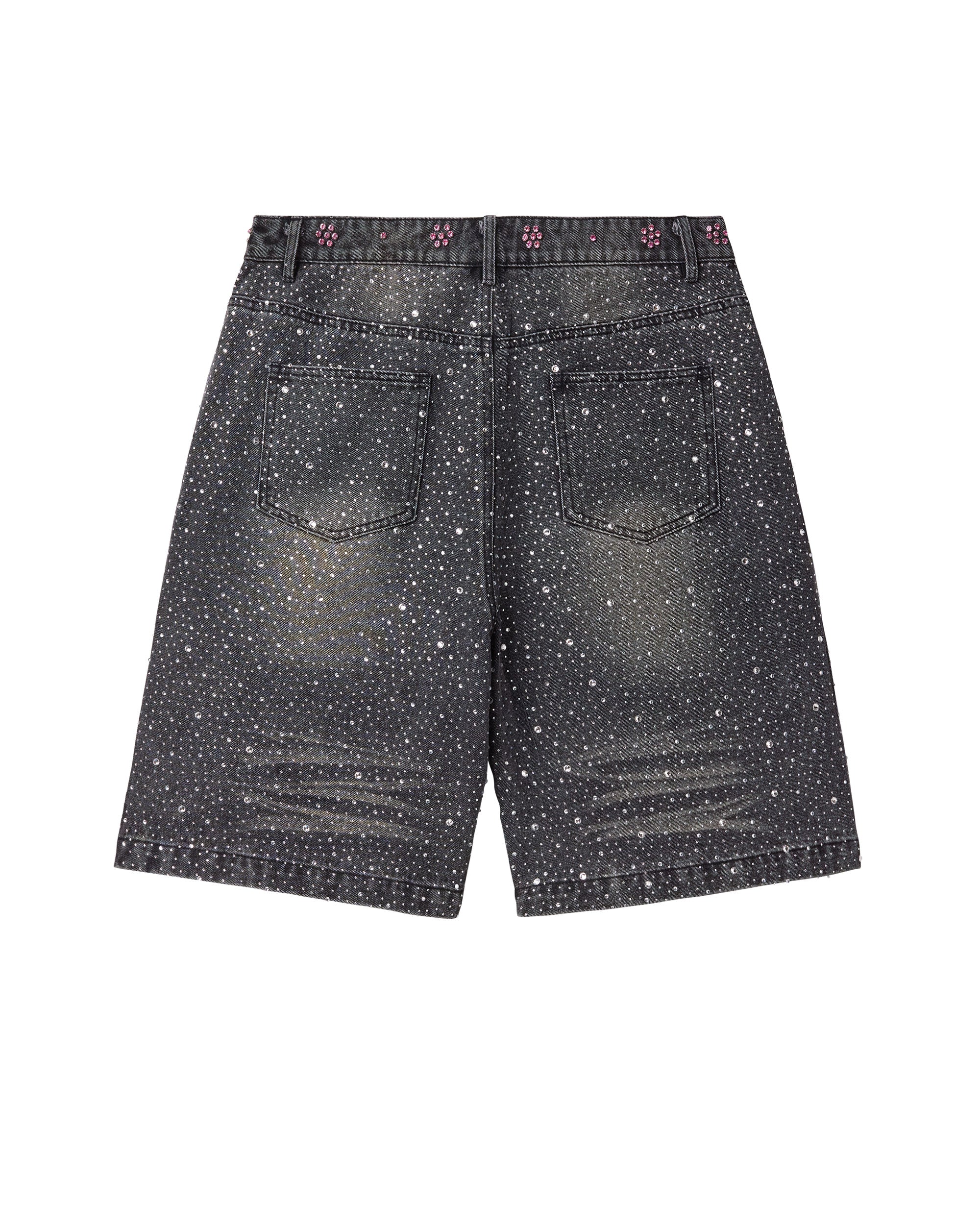 BLACK ICED OUT JORTS