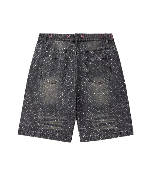 BLACK ICED OUT JORTS
