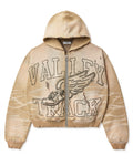 SAND GARDEN ZIP UP HOODIE
