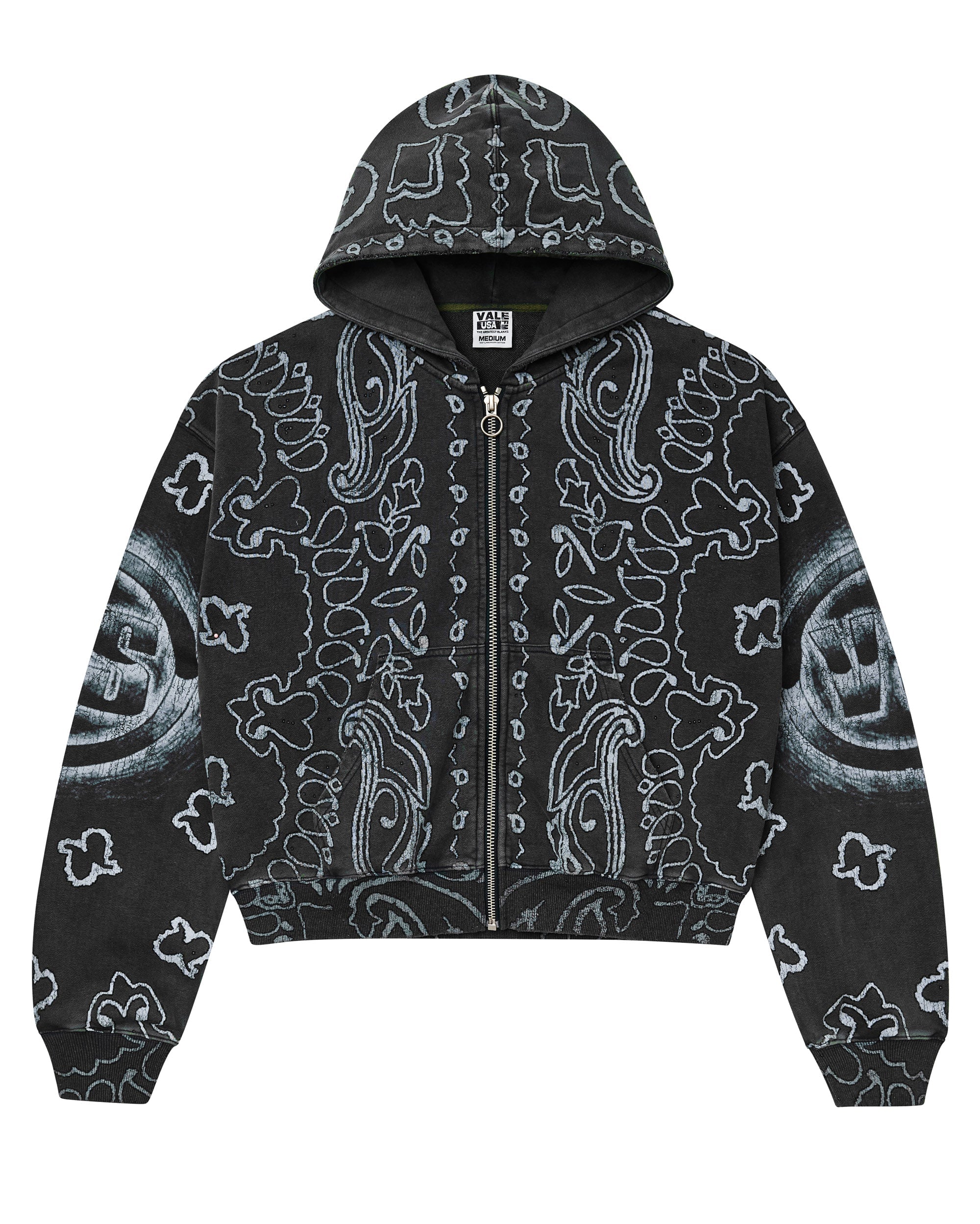 BLACK FLAG ZIP UP