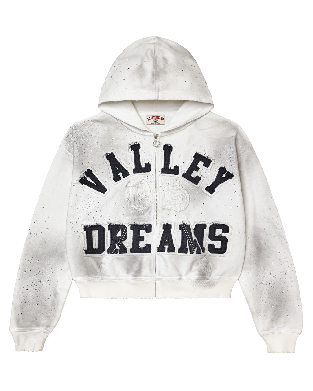 CLASSICO ZIP UP HOODIE [WHITE]