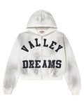 CLASSICO ZIP UP HOODIE [WHITE]