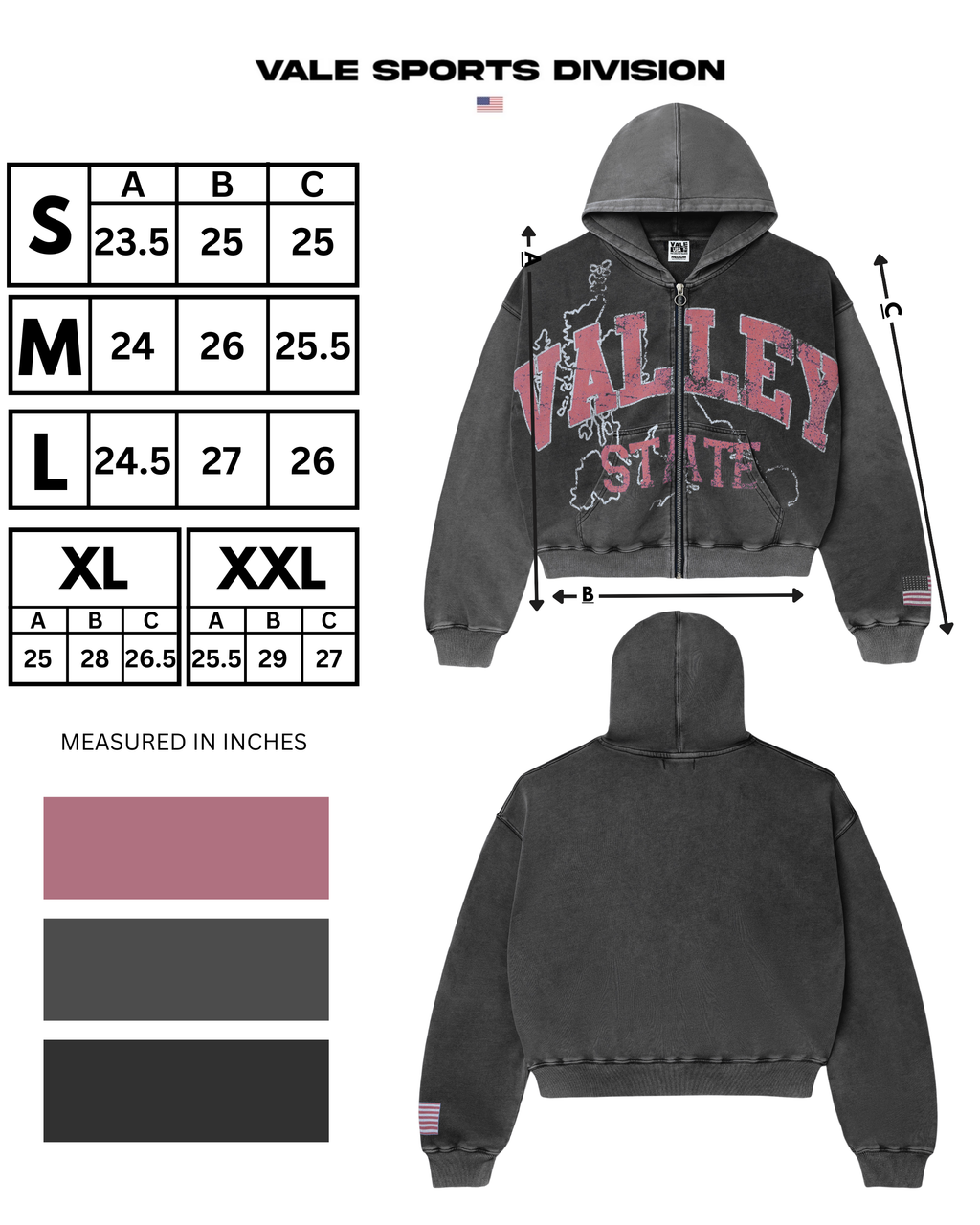 ALUMNI ZIP UP HOODIE
