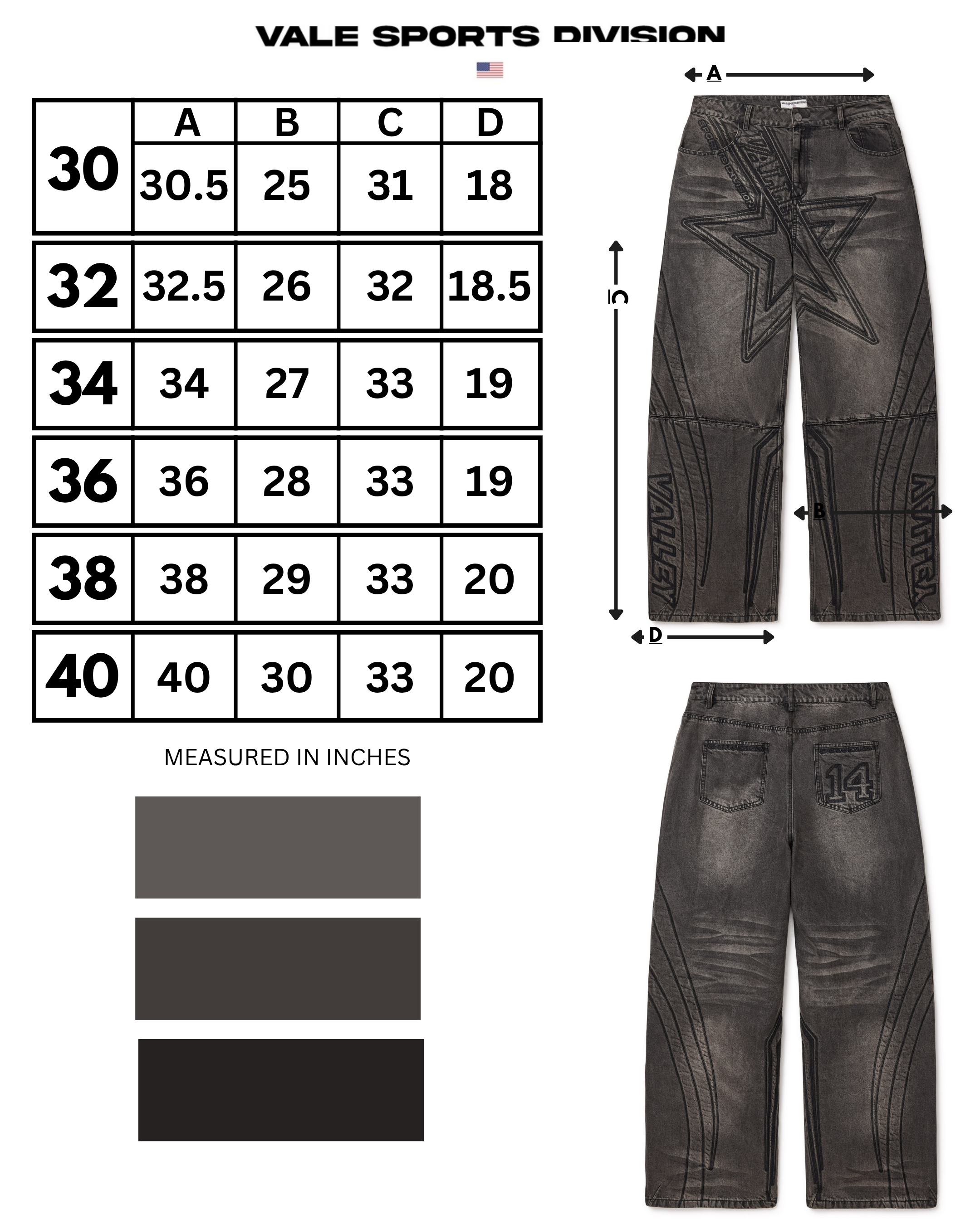 BLACK MOTOCROXXX PINES DENIM