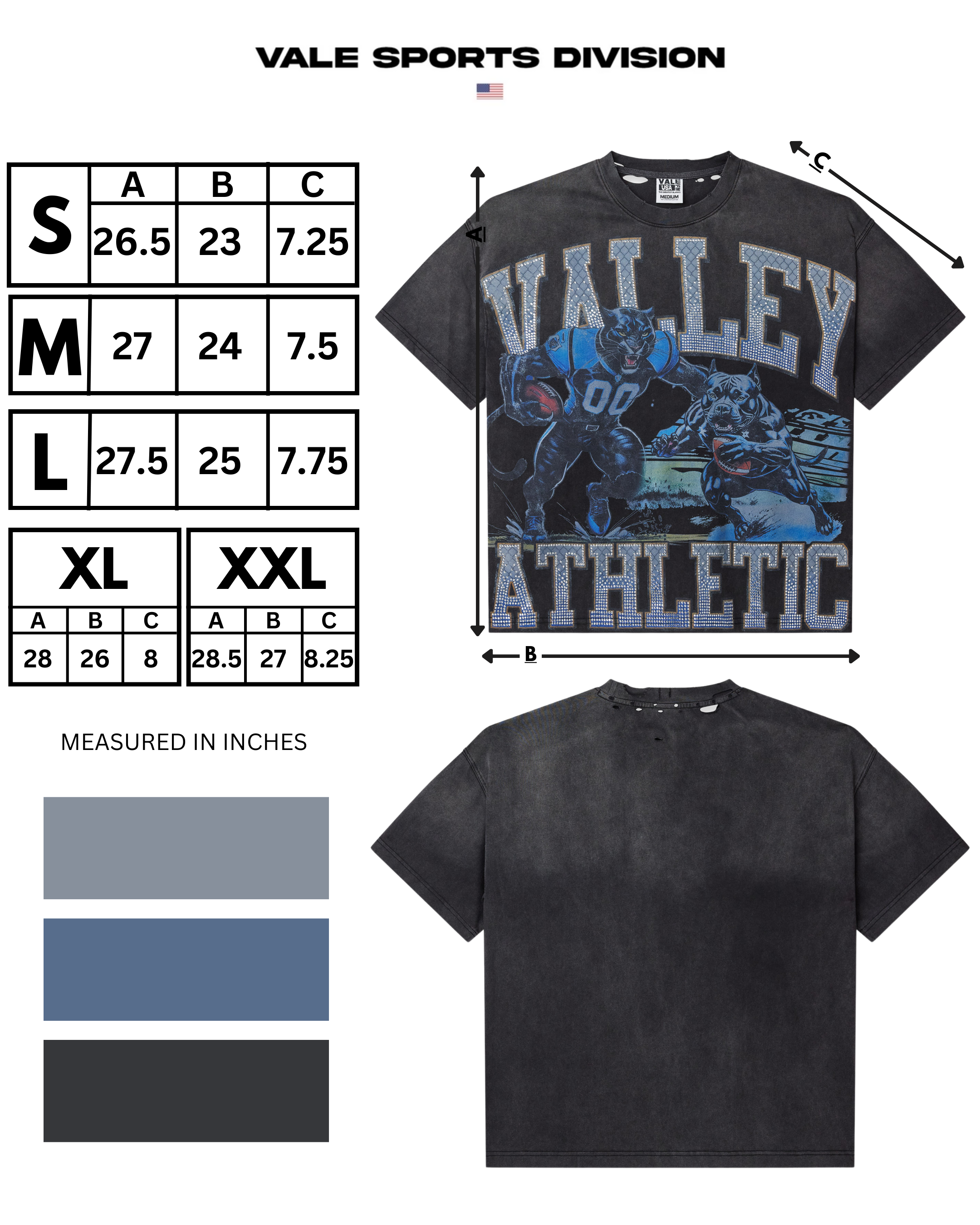 BLACK WRAITH BLING TEE