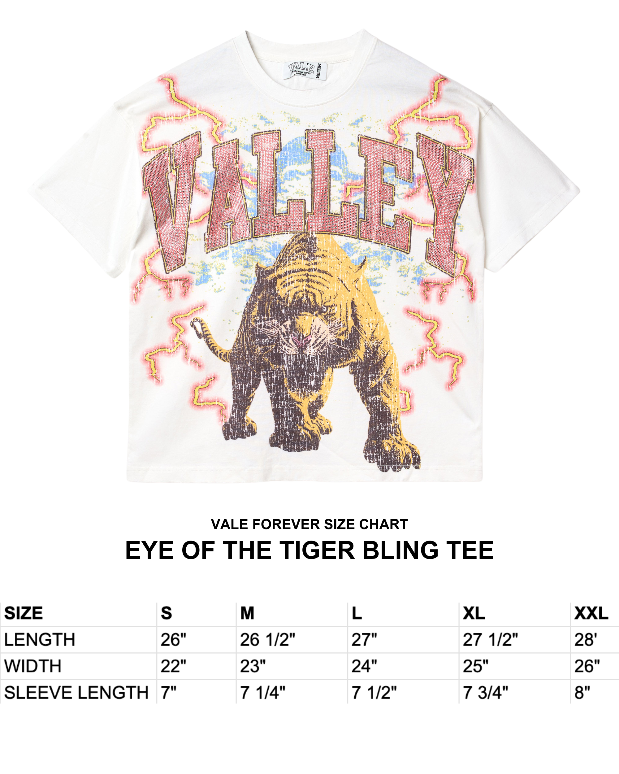 EYE OF THE TIGER BLING TEE