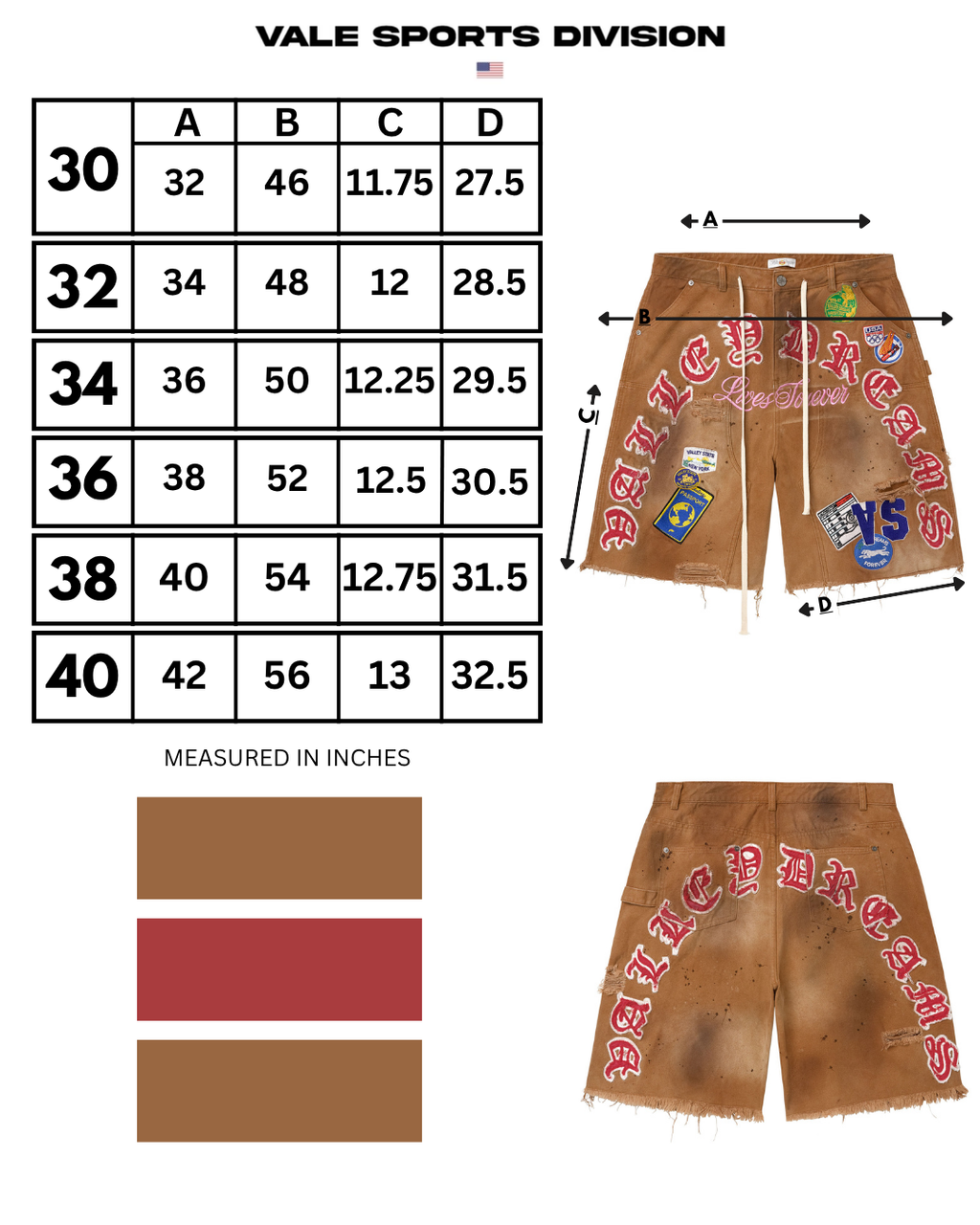 WORKSHOP JORTS [BROWN]